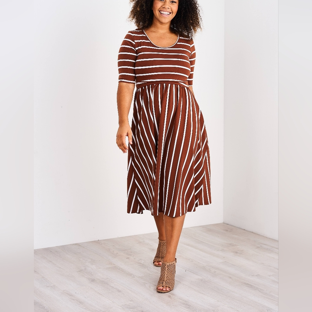 Latched Mama Classic Cotton Dress, sz xs